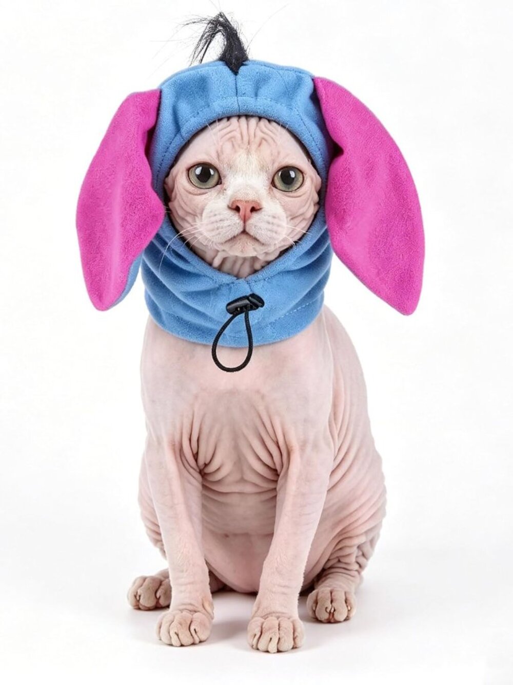 Dog or Cat Halloween Costume Hat with Donkey Ears